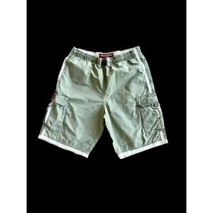 Abercrombie & Fitch Cargo Shorts Sz Small Green Mint Paratrooper  Vintage